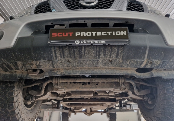 Versnellingsbak aluminium  Beschermplaat voor Nissan Pathfinder