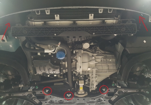 Aluminium Motor Beschermplaat voor Kia C eed
