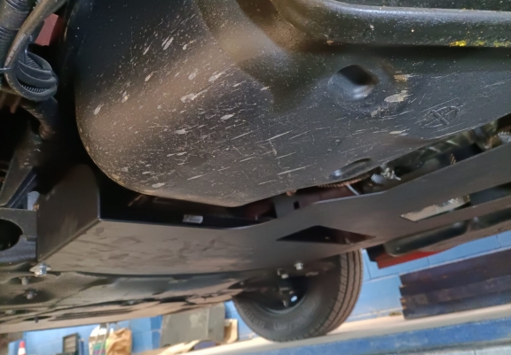 Katalysator/cat lock Beschermplaat voor Renault Master 3