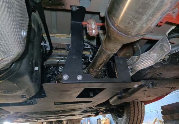 Katalysator/cat lock Beschermplaat voor Renault Master 3