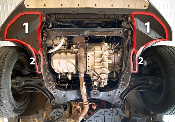 Motor en Versnellingsbak Beschermplaat voor BYD Seal U DM-i
