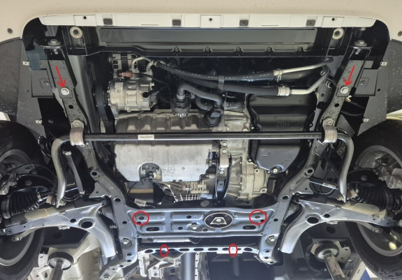 Motor, Versnellingsbak en Radiator Beschermplaat voor MAN Tge