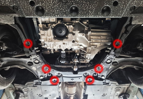 Motor en Versnellingsbak Beschermplaat voor Renault Clio 6