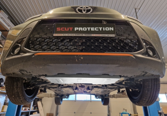 Motor en Versnellingsbak Beschermplaat voor Toyota Aygo X - Aluminium