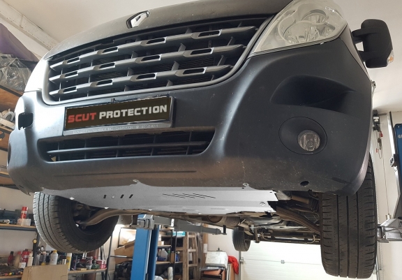 Motor en Versnellingsbak Beschermplaat voor Nissan Interstar - Aluminium