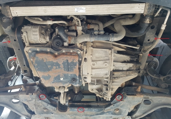 Motor en Versnellingsbak Beschermplaat voor Nissan Interstar - Aluminium