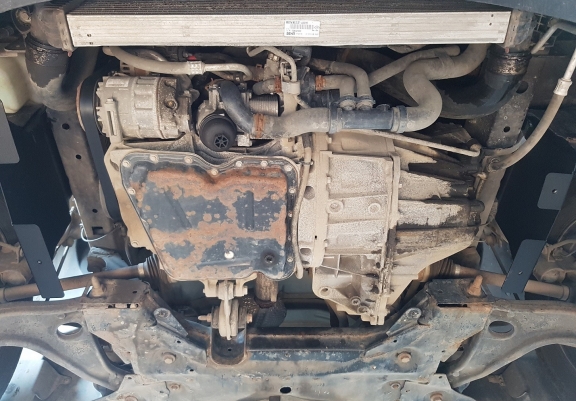 Motor en Versnellingsbak Beschermplaat voor Nissan Interstar - Aluminium