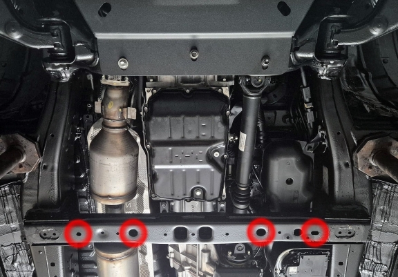 Versnellingsbak Beschermplaat voor Toyota Hilux