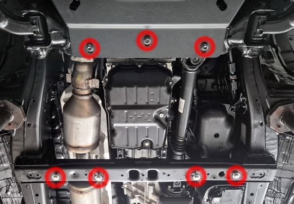 Versnellingsbak Beschermplaat voor Toyota Hilux
