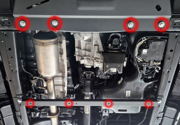 Differentieel Beschermplaat voor Toyota Hilux