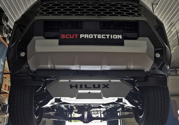 Motor  Beschermplaat voor Toyota Hilux EV - Aluminium