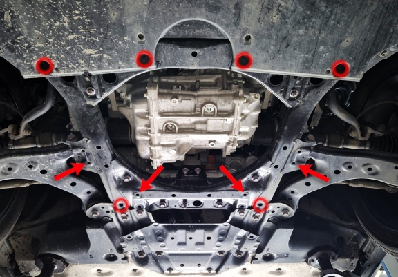 Motor en Versnellingsbak Beschermplaat voor Toyota BZ4X