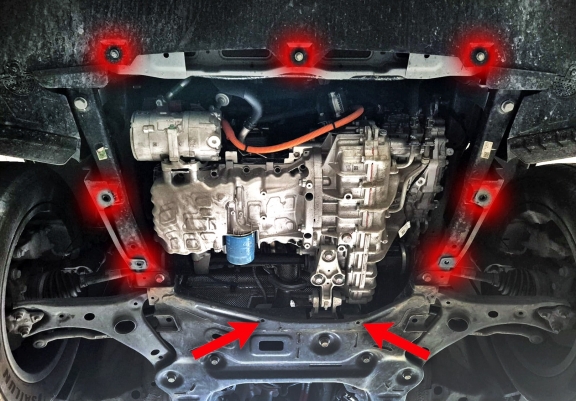Motor, Versnellingsbak en Radiator  aluminium Beschermplaat voor Jaecoo J7