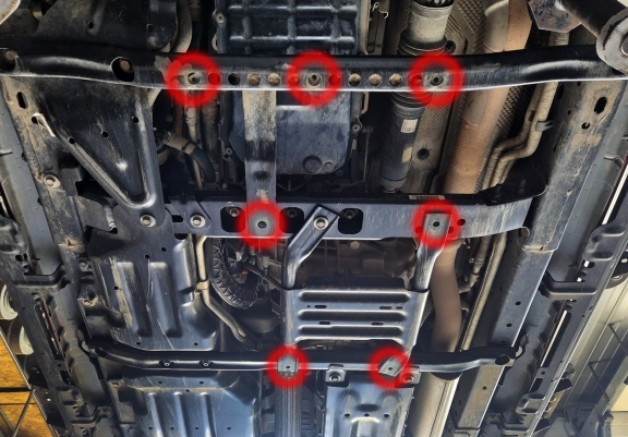 Versnellingsbak Beschermplaat voor Jeep Wrangler - JL