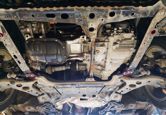 Motor, Versnellingsbak en Radiator aluminium Beschermplaat voor Toyota Auris