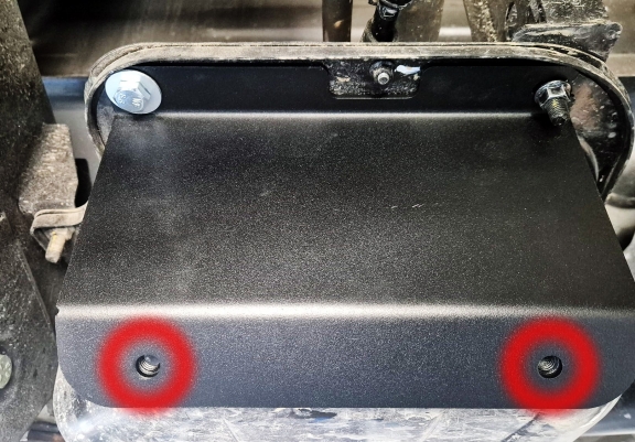 Brandstoftank Beschermplaat voor KGM Musso