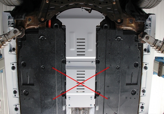 Aluminium katalysatorbeschermer / kat-slot voor Toyota Corolla Cross