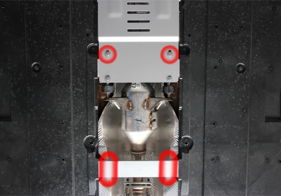 Aluminium katalysatorbeschermer / kat-slot voor Suzuki Swace