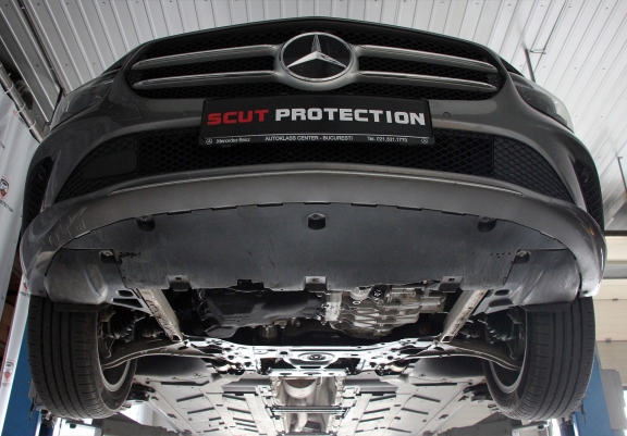 Motor, Versnellingsbak en Radiator Beschermplaat voor Mercedes GLA H247