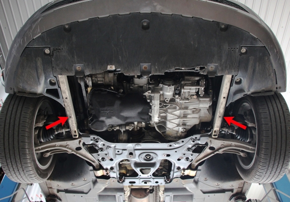 Motor, Versnellingsbak en Radiator Beschermplaat voor Mercedes GLA H247